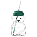 Bear-themed straw cup