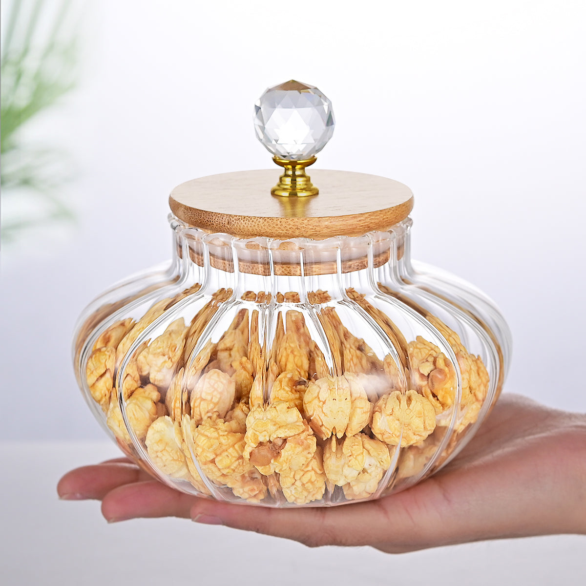 Striped apple jar