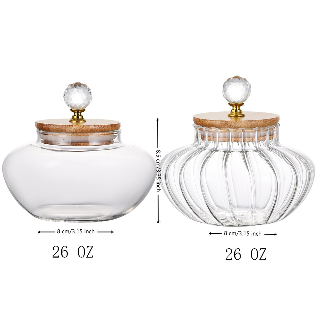 Striped apple jar