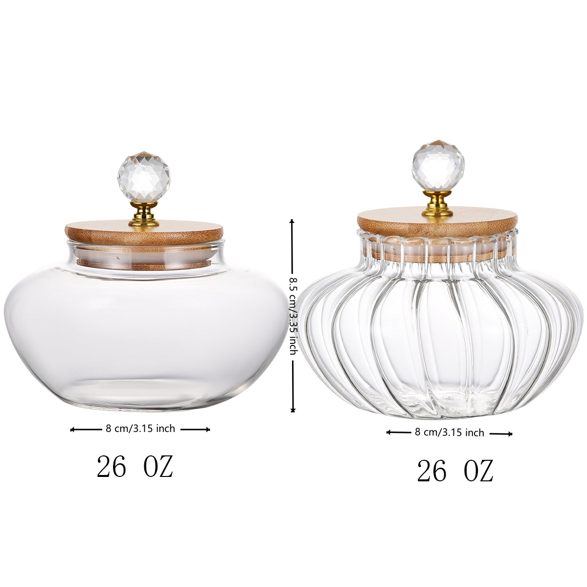 Striped apple jar