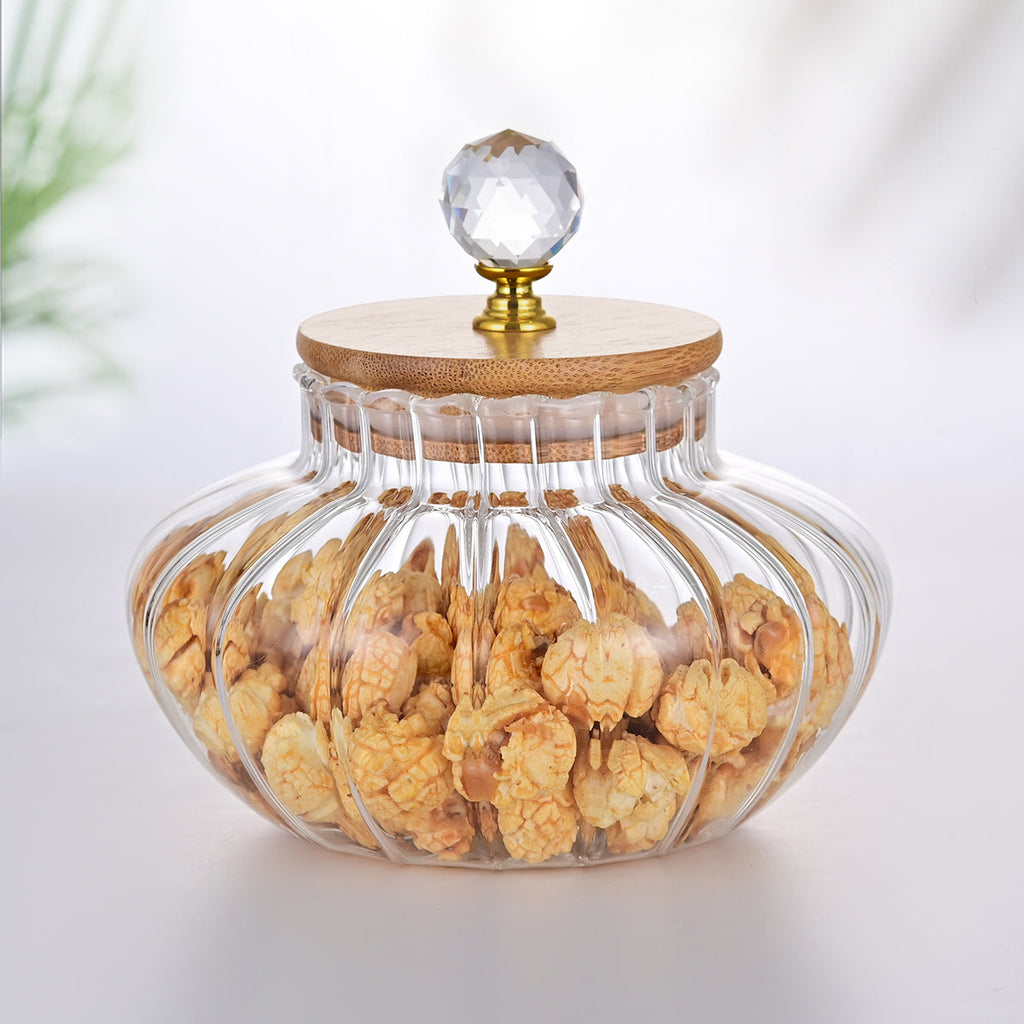 Striped apple jar