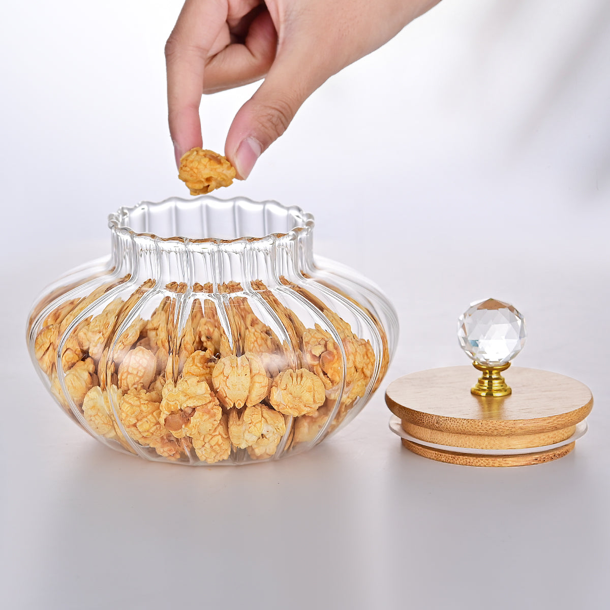 Striped apple jar
